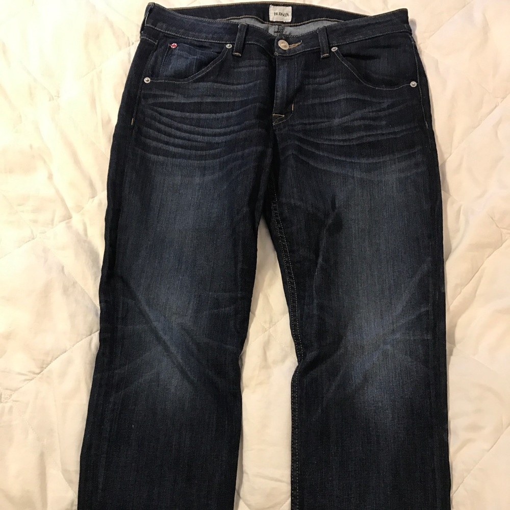 dark wash hudson jeans